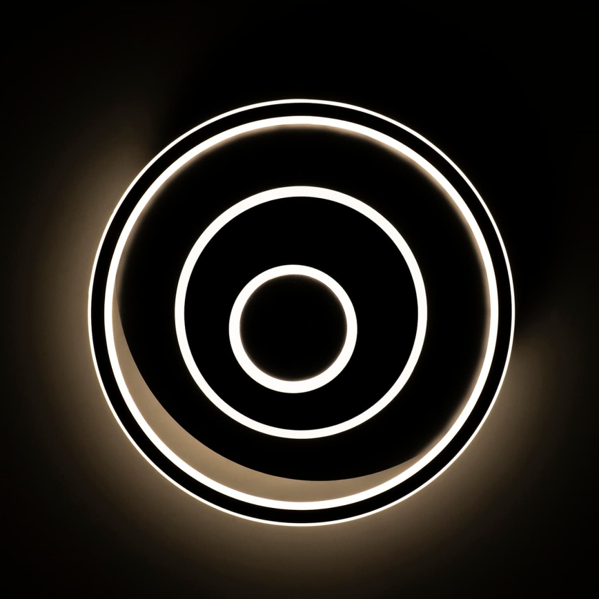 BRILAGI - Plafonnier LED dimmable IRIS LED/83W/230V 3000-6000K 46x50 cm noir + télécommande