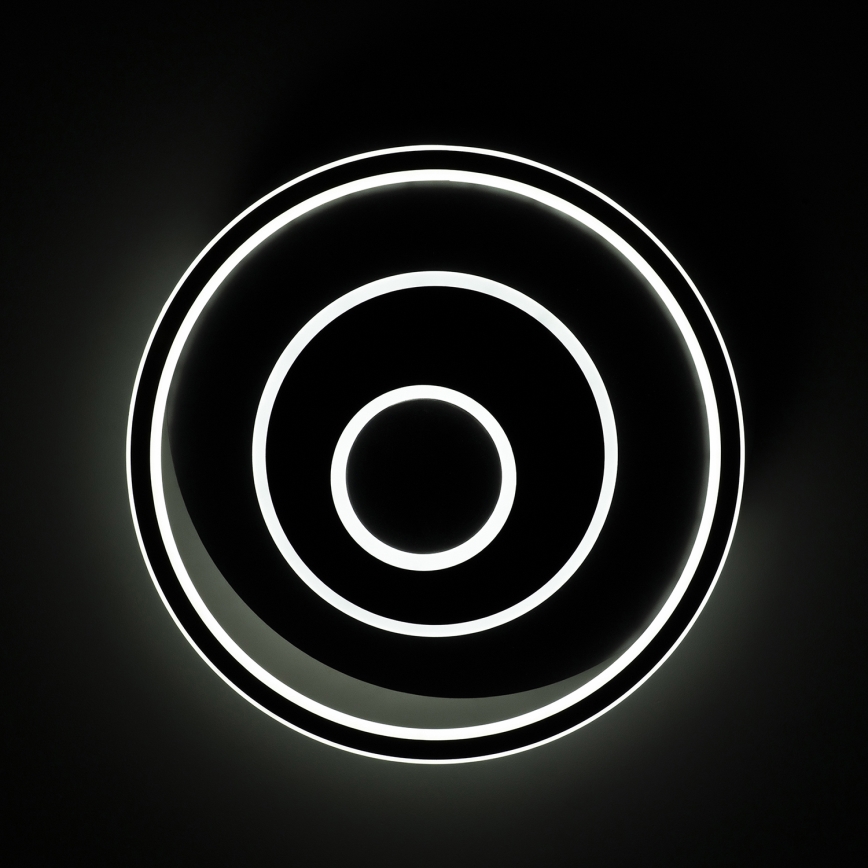 BRILAGI - Plafonnier LED dimmable IRIS LED/83W/230V 3000-6000K 46x50 cm noir + télécommande