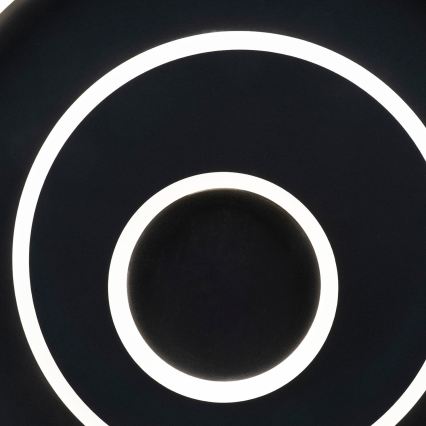 BRILAGI - Plafonnier LED dimmable IRIS LED/83W/230V 3000-6000K 46x50 cm noir + télécommande