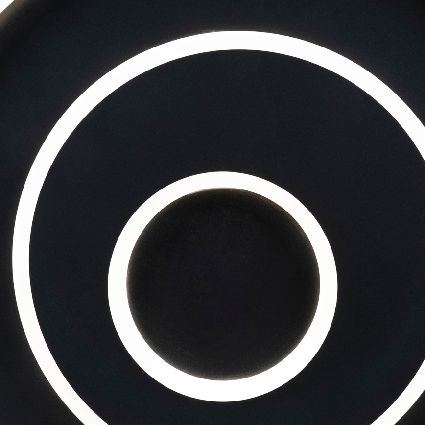 BRILAGI - Plafonnier LED dimmable IRIS LED/83W/230V 3000-6000K 46x50 cm noir + télécommande