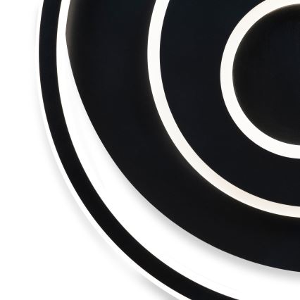 BRILAGI - Plafonnier LED dimmable IRIS LED/83W/230V 3000-6000K 46x50 cm noir + télécommande
