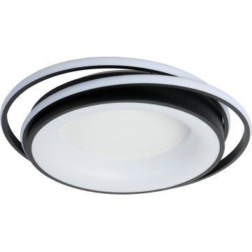 Brilagi - Plafonnier LED dimmable IRIS LED/84W/230V 3000-6000K 47x51 cm noir + télécommande