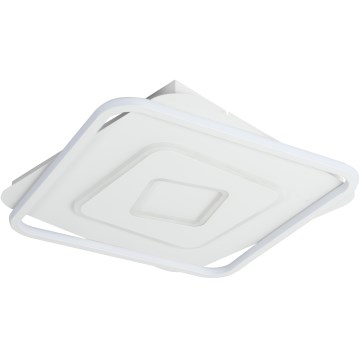 Brilagi - Plafonnier LED dimmable IRIS LED/98W/230V 3000-6000K 50x50 cm blanc + télécommande