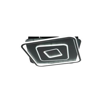 Brilagi - Plafonnier LED dimmable IRIS LED/98W/230V 3000-6000K 50x50 cm noir + télécommande