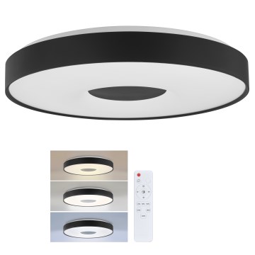 Brilagi - Plafonnier LED dimmable JAMIS LED/48W/230V 3000-6500K Ø 39 cm noir + + télécommande