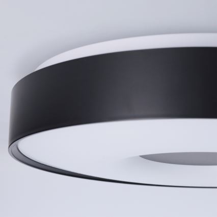 Brilagi - Plafonnier LED dimmable JAMIS LED/48W/230V 3000-6500K Ø 39 cm noir + télécommande