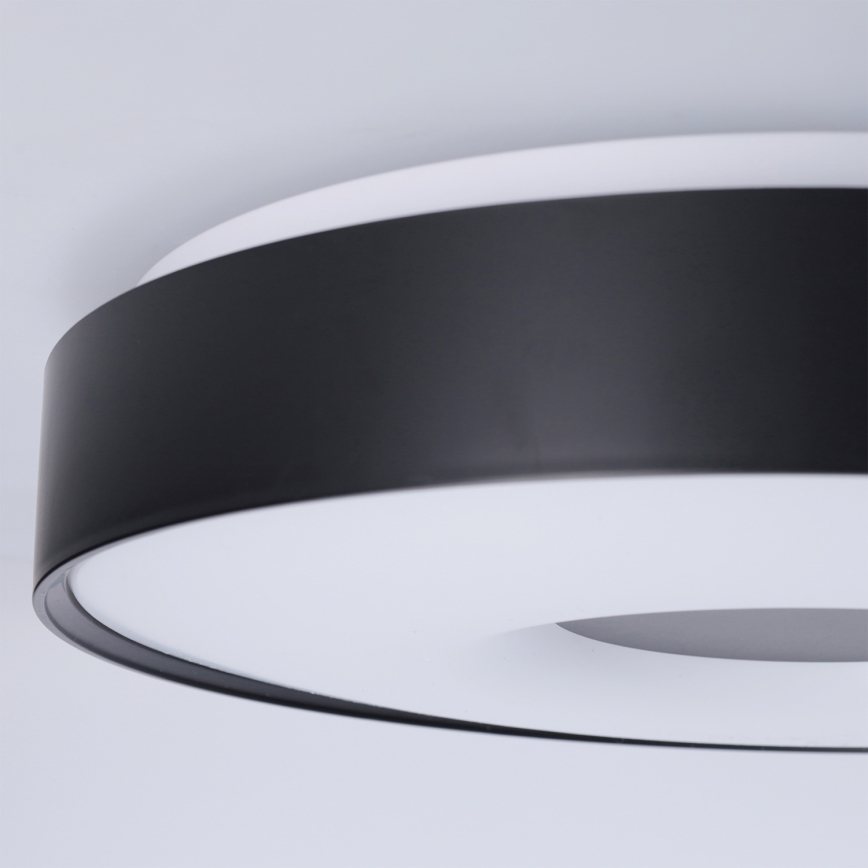 Brilagi - Plafonnier LED dimmable JAMIS LED/48W/230V 3000-6500K Ø 39 cm noir + télécommande