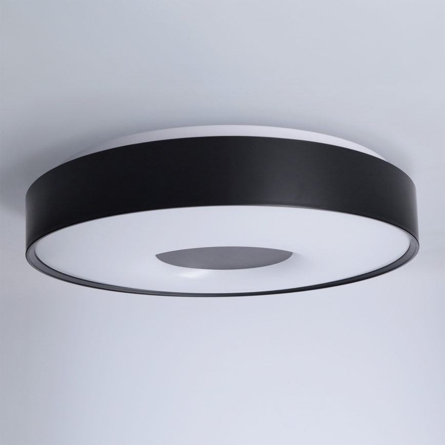 Brilagi - Plafonnier LED dimmable JAMIS LED/48W/230V 3000-6500K Ø 39 cm noir + télécommande