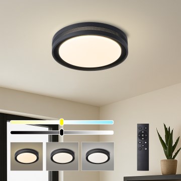 Brilagi - Plafonnier LED dimmable KREON LED/54W/230V 3000-6000K blanc Ø 38 cm + télécommande