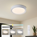 Brilagi - Plafonnier LED dimmable KREON LED/54W/230V 3000-6000K noir Ø 38 cm + télécommande