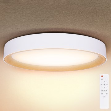 Brilagi - Plafonnier LED dimmable LARIOS LED/72W/230V 3000-6500K blanc Ø 59 cm + télécommande