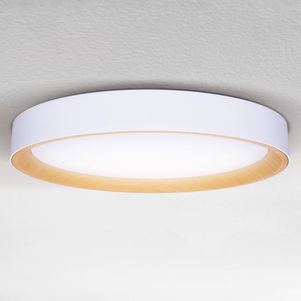 Brilagi - Plafonnier LED dimmable LARIOS LED/72W/230V blanc diam. 59 cm + télécommande