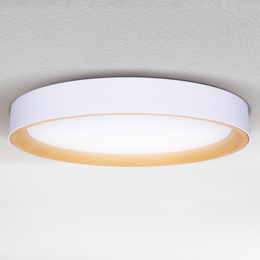 Brilagi - Plafonnier LED dimmable LARIOS LED/72W/230V blanc diam. 59 cm + télécommande