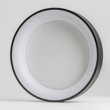 Brilagi - Plafonnier LED dimmable FALCON, 40 W, 230 V, 3000–6500 K, Ø 45 cm, noir, avec télécommande