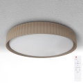 Brilagi - Plafonnier LED dimmable LUCIA LED/48W/230V 3000-6500K diam. 41 cm brun + télécommande