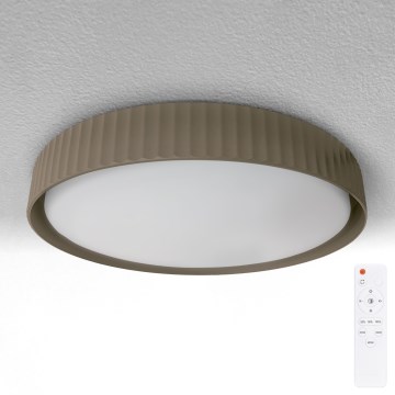Brilagi - Plafonnier LED dimmable LUCIA LED/48W/230V 3000-6500K Ø 41 cm taupe + télécommande
