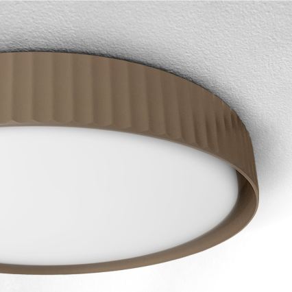 Brilagi - Plafonnier LED dimmable LUCIA LED/48W/230V 3000-6500K diam. 41 cm brun + télécommande