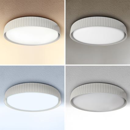 Brilagi - Plafonnier LED dimmable LUCIA LED/48W/230V 3000-6500K Ø 41 cm blanc + télécommande