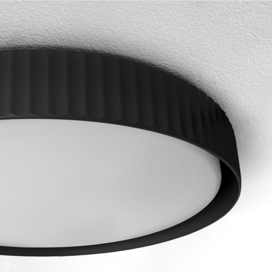 Brilagi - Plafonnier LED dimmable LUCIA LED/48W/230V 3000-6500K Ø 41 cm noir + télécommande