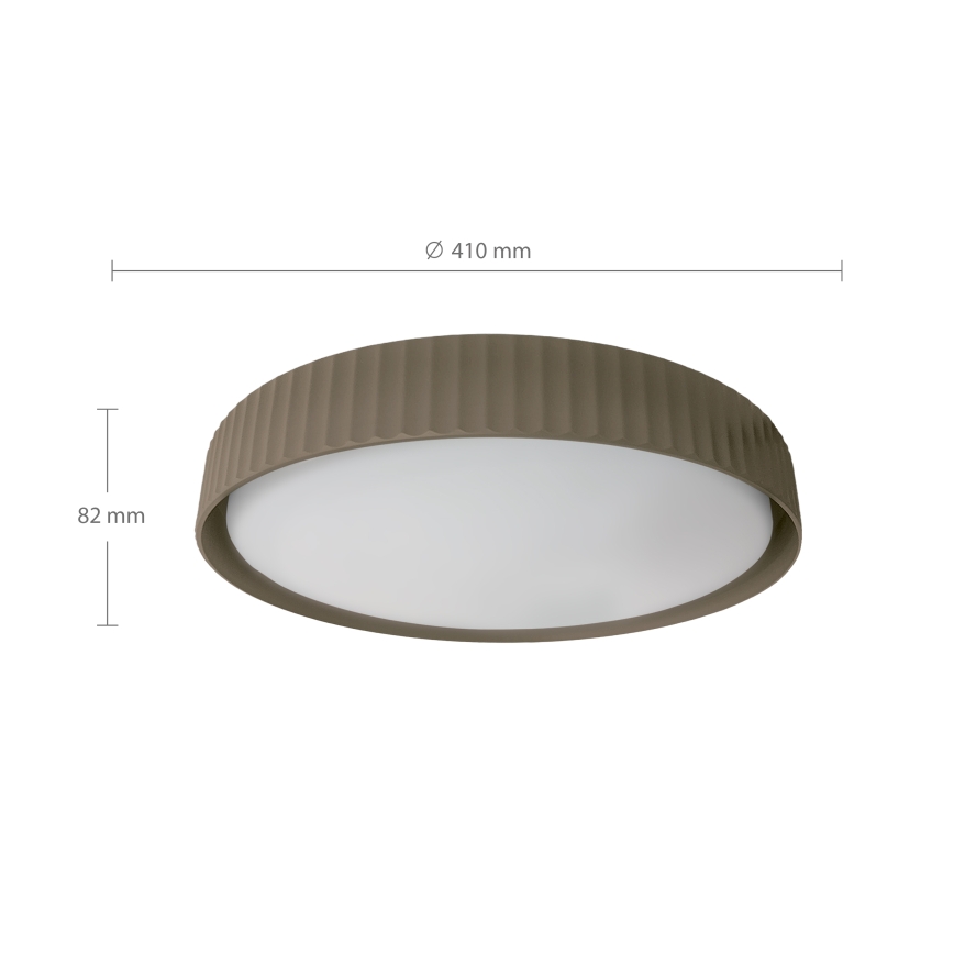 Brilagi - Plafonnier LED dimmable LUCIA LED/48W/230V 3000-6500K diam. 41 cm taupe + télécommande