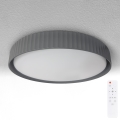 Brilagi - Plafonnier LED dimmable LUCIA LED/60W/230V 3000-6500K Ø 59 cm gris + télécommande