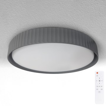 Brilagi - Plafonnier LED dimmable LUCIA LED/60W/230V 3000-6500K Ø 59 cm gris + télécommande