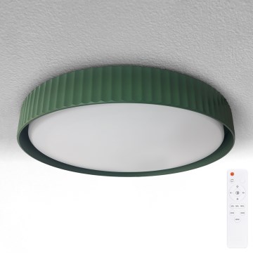 Brilagi - Plafonnier LED dimmable LUCIA LED/60W/230V 3000-6500K Ø 59 cm vert + télécommande
