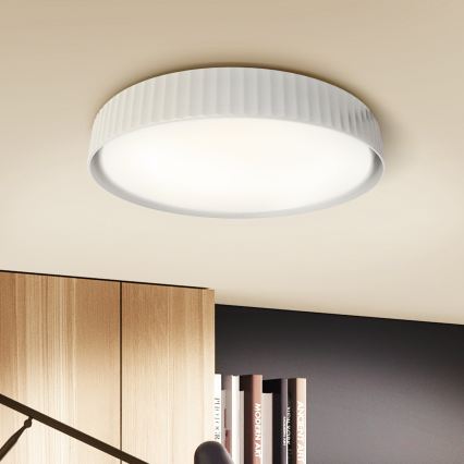 Brilagi - Plafonnier LED dimmable LUCIA LED/60W/230V 3000-6500K Ø 59 cm blanc + télécommande