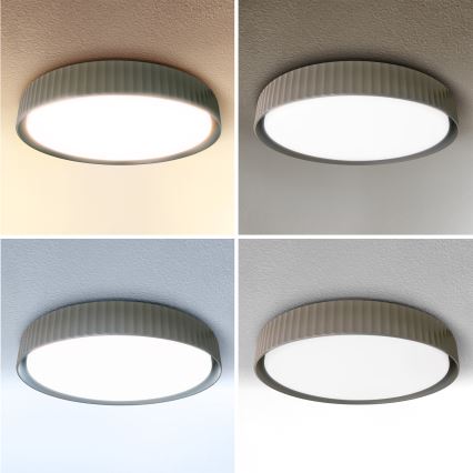 Brilagi - Plafonnier LED dimmable LUCIA LED/60W/230V 3000-6500K diam. 59 cm taupe + télécommande