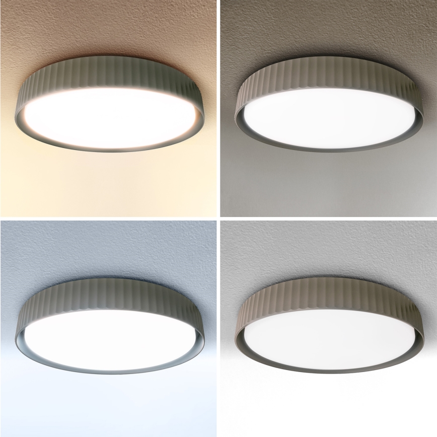 Brilagi - Plafonnier LED dimmable LUCIA LED/60W/230V 3000-6500K diam. 59 cm taupe + télécommande