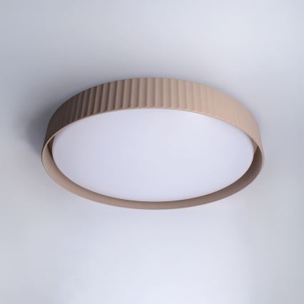 Brilagi - Plafonnier LED dimmable LUCIA LED/60W/230V 3000-6500K Ø 59 cm taupe + télécommande