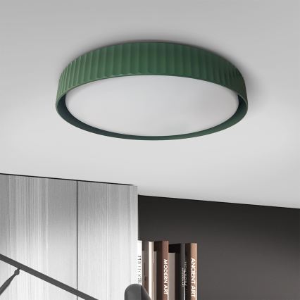 Brilagi - Plafonnier LED à intensité variable LUCIA LED/60W/230V 3000-6500K Ø 59 cm vert + télécommande
