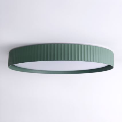 Brilagi - Plafonnier LED à intensité variable LUCIA LED/60W/230V 3000-6500K Ø 59 cm vert + télécommande