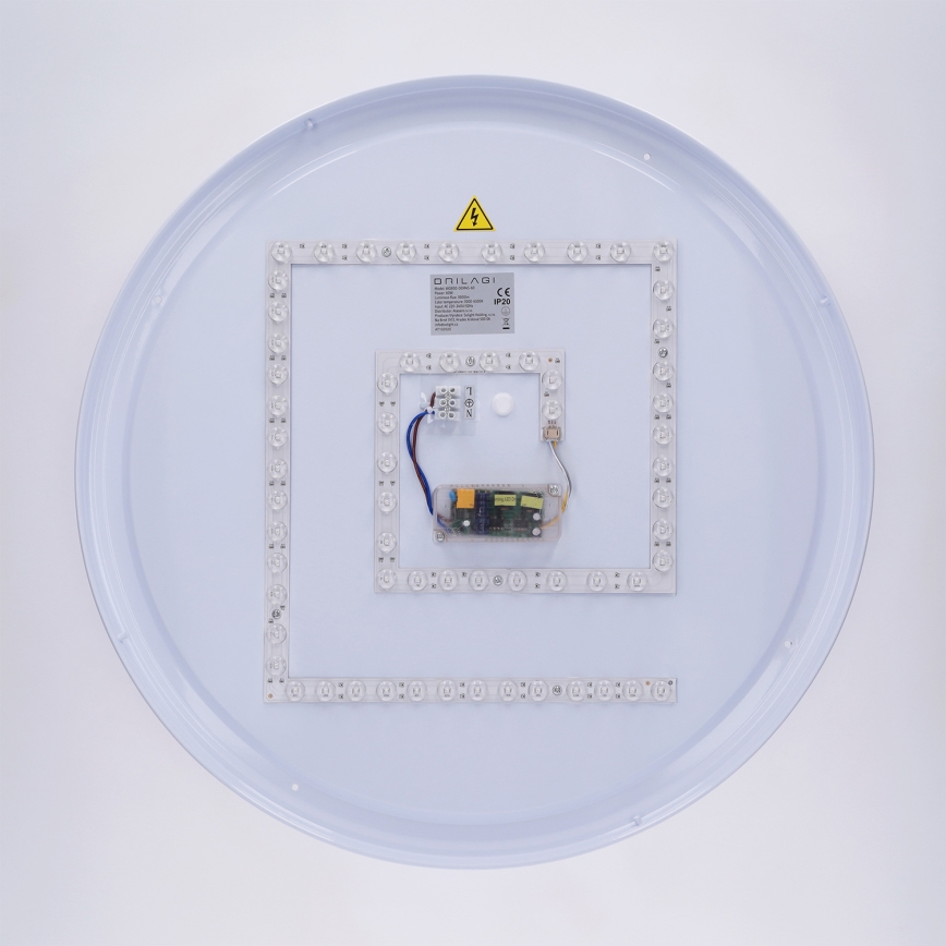 Brilagi - Plafonnier LED à intensité variable LUCIA LED/60W/230V 3000-6500K Ø 59 cm vert + télécommande