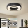Brilagi - Plafonnier LED dimmable LUMIX LED/48W/230V 3000–6000K noir Ø 50 cm + télécommande