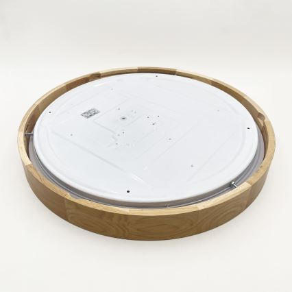 Brilagi - Plafonnier LED dimmable MANAROLA SMART LED/36W/230V 3000-6000K Wi-Fi Tuya Beacon Ø 51 cm chêne + télécommande
