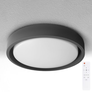 Brilagi - Plafonnier LED dimmable MATTEO LED/60W/230V 3000-6500K Ø 51,5 cm noir + télécommande
