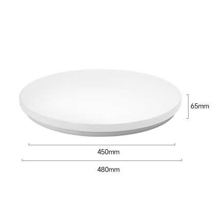 Brilagi - Plafonnier LED dimmable MILKY WAY LED/36W/230V 3000-6500K Ø 48 cm + télécommande