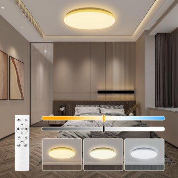 Brilagi - Plafonnier LED dimmable MILKY WAY LED/36W/230V 3000-6500K Ø 48 cm + télécommande