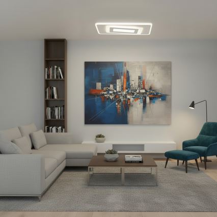 BRILAGI - Plafonnier LED dimmable MODERN LED/51W/230V 3000-6000K 20x40 cm + télécommande