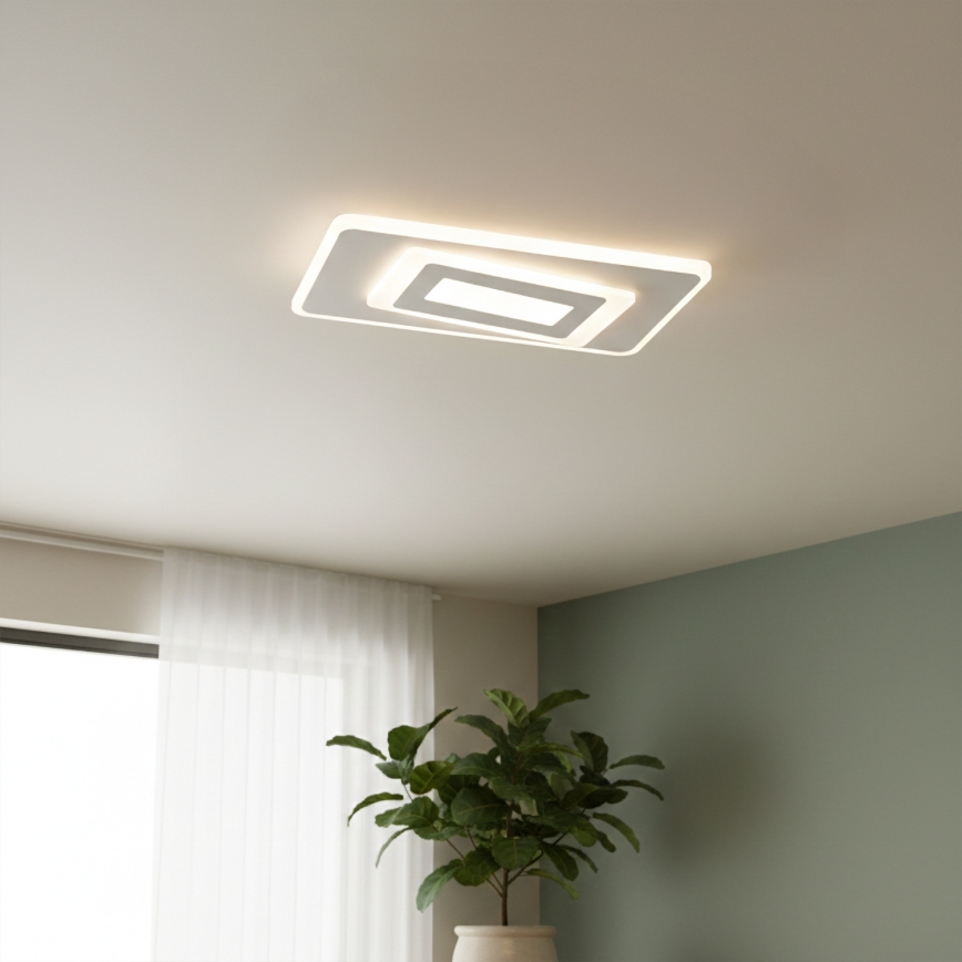 BRILAGI - Plafonnier LED dimmable MODERN LED/51W/230V 3000-6000K 20x40 cm + télécommande