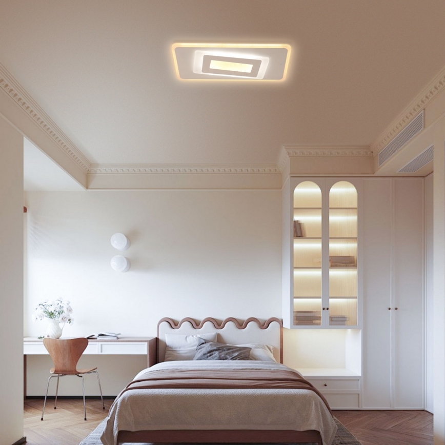 Brilagi - Plafonnier LED dimmable MODERN LED/51W/230V 3000-6000K 20x40 cm + télécommande