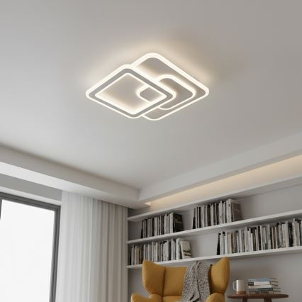 Brilagi - Plafonnier LED dimmable MODERN LED/80W/230V 3000-6000K 52,5x52,5 cm + télécommande