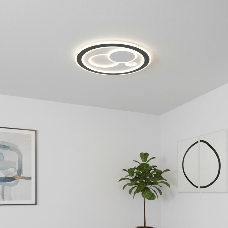 Brilagi - Plafonnier LED dimmable MODERN LED/89W/230V 3000-6000K Ø 47 cm + télécommande