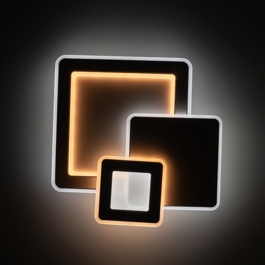 Brilagi - Plafonnier LED dimmable MODERN LED/93W/230V 3000-6000K 48,5x48,5 cm + télécommande