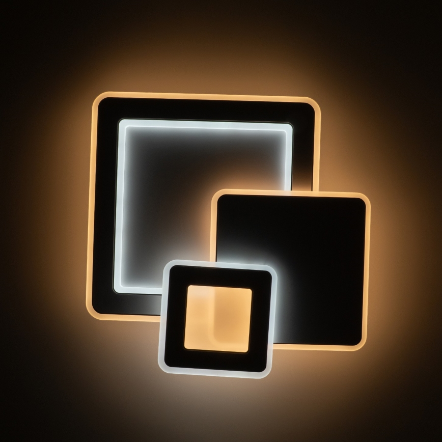 Brilagi - Plafonnier LED dimmable MODERN LED/93W/230V 3000-6000K 48,5x48,5 cm + télécommande