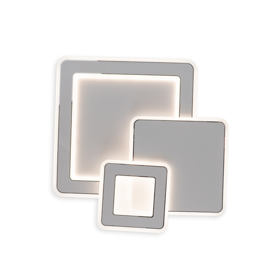 Brilagi - Plafonnier LED dimmable MODERN LED/93W/230V 3000-6000K 48,5x48,5 cm + télécommande