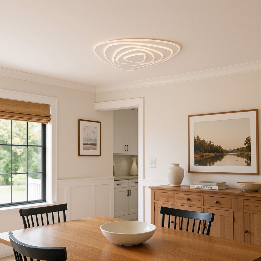 BRILAGI - plafonnier LED dimmable MODERN MAXI LED/140W/230V 3000-6000K 74x75 cm + télécommande