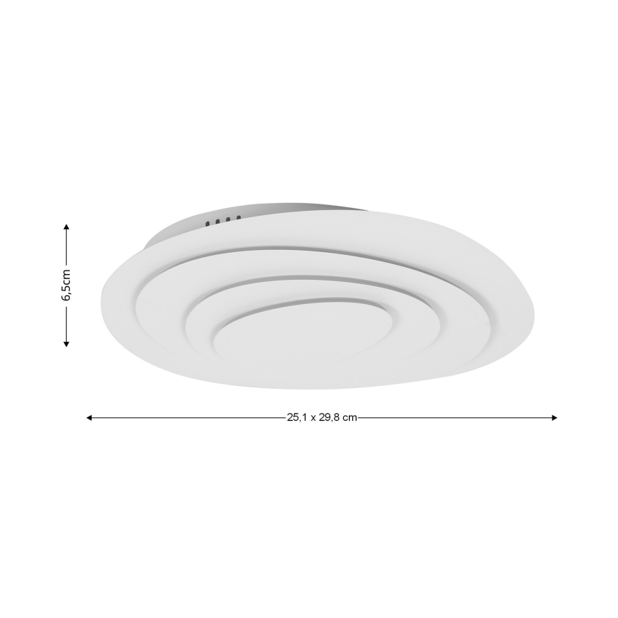 Brilagi - Plafonnier LED dimmable MODERN MINI LED/28W/230V 3000-6000K 29,8x25,1 cm + télécommande