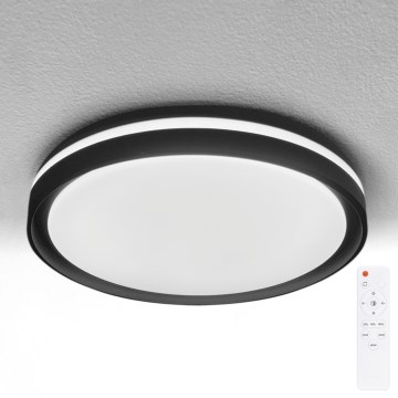 Brilagi - Plafonnier LED dimmable NAOMI LED/48W/230V 3000-6500K Ø 39 cm noir + télécommande